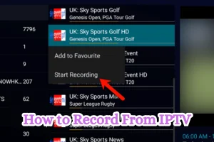 How to Record From IPTV