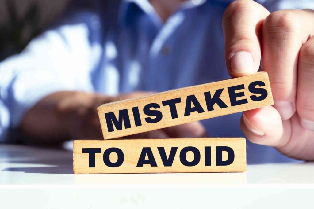 What are common mistakes to avoid in a casino?