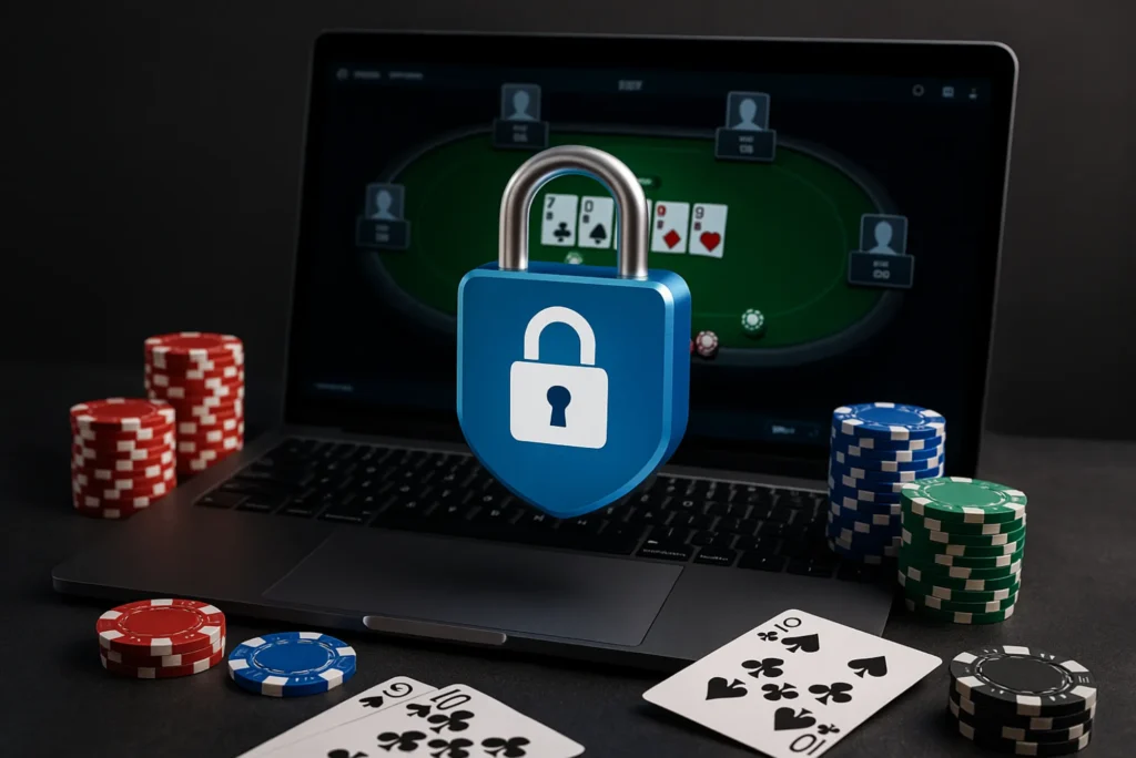 How do poker sites ensure online security