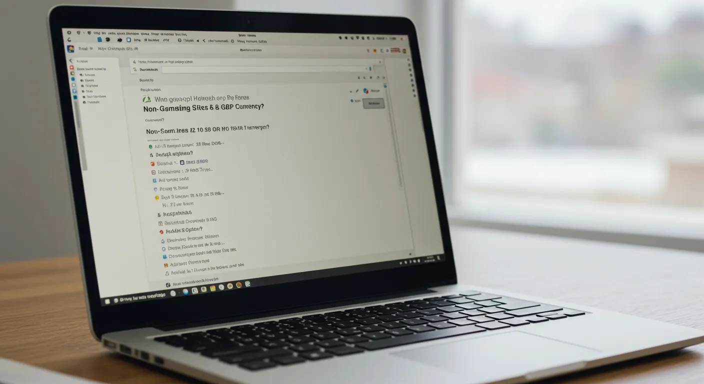 Do non-GamStop betting sites support GBP currency